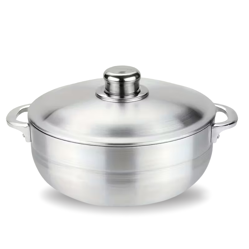 Juego Calderos Aluminio 12 Piezas Con Tapa Cocina Gas/Olla Fogón.