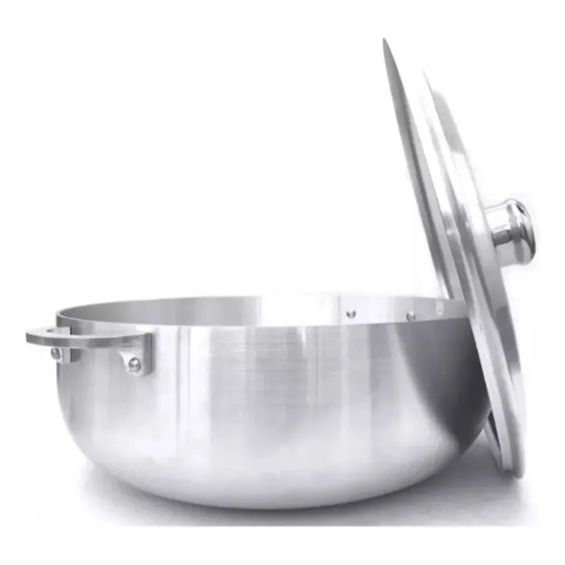 Juego Calderos Aluminio 12 Piezas Con Tapa Cocina Gas/Olla Fogón.