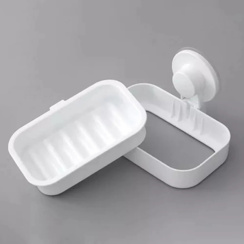 Jabonera Bathlux con Ventosa Fuerte Succión 2KG Antideslizante Para Baño