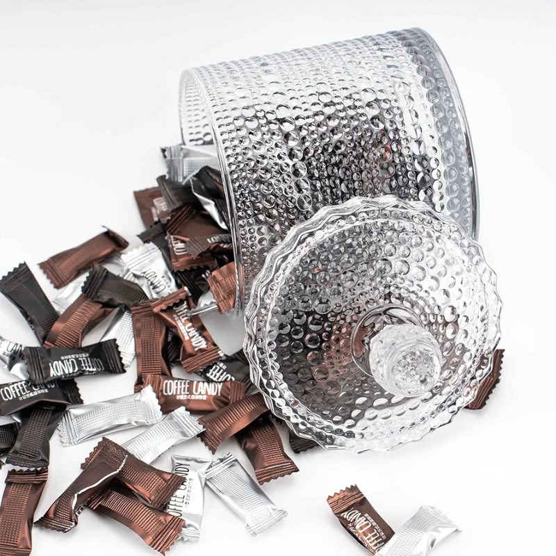 Set azucarero y cafetero de vidrio cristal 600 y 300ml